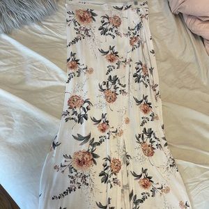 Floral Maxi skirt